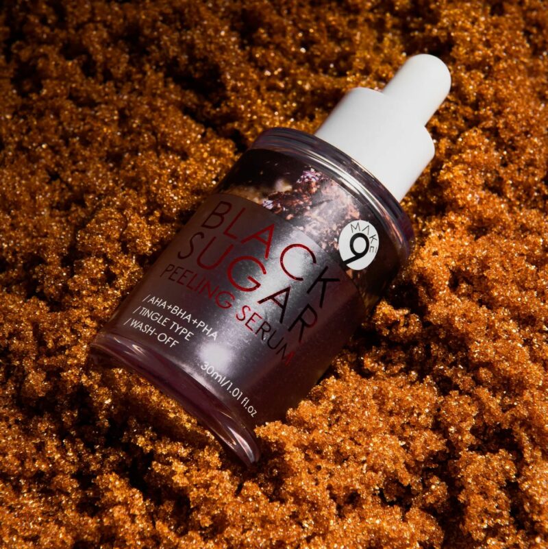 Make9 Black Sugar Wash-Off Peeling Serum 30ml
