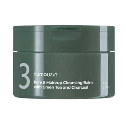 Numbuzin No.3 Pore & Makeup Cleansing Balm With Green Tea And Charcoal 85g